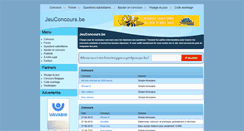 Desktop Screenshot of jeuconcours.be